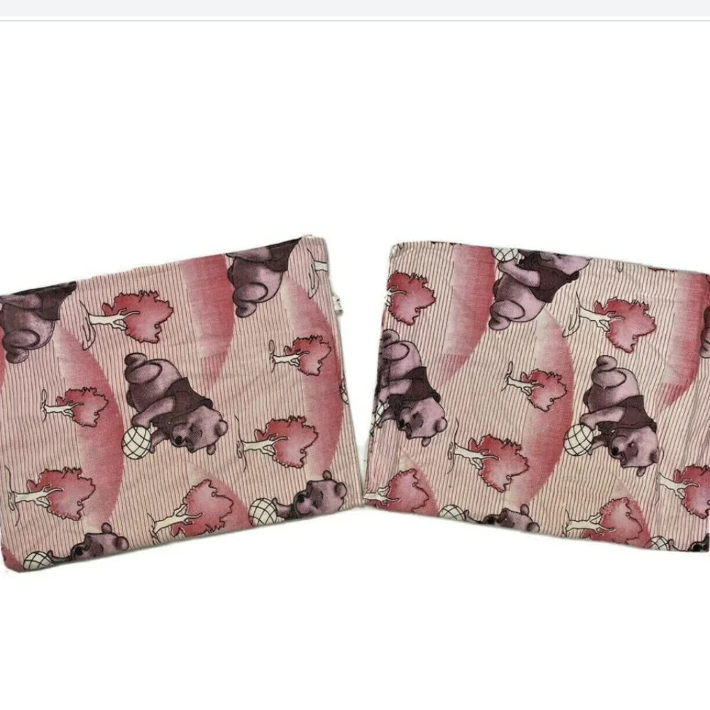 Very Rare Vintage Winnie The Pooh Pillowcases 1950